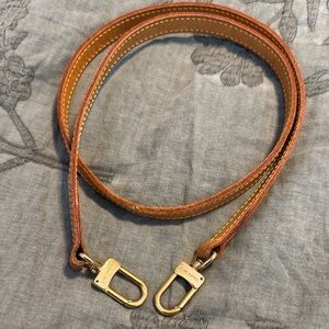 Authentic Louis Vuitton leather purse strap